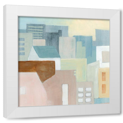 Eastside I White Modern Wood Framed Art Print by Popp, Grace