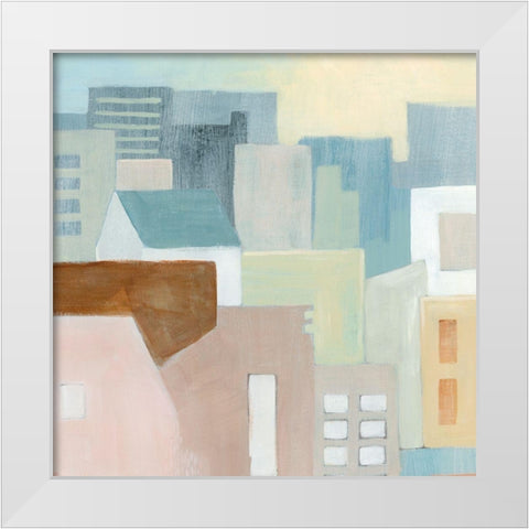 Eastside I White Modern Wood Framed Art Print by Popp, Grace