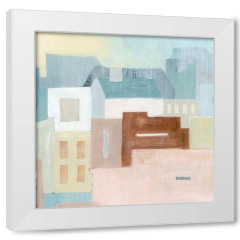 Eastside II White Modern Wood Framed Art Print by Popp, Grace