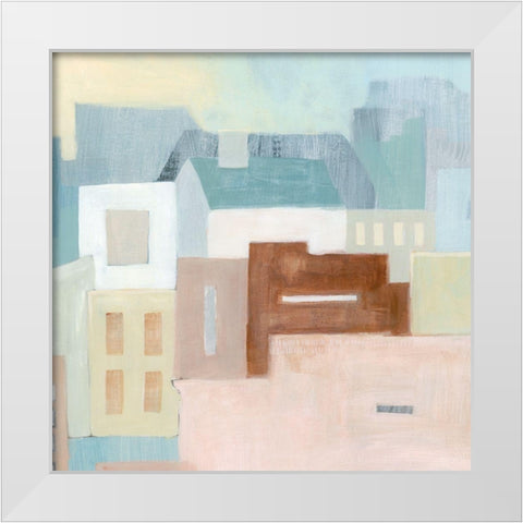 Eastside II White Modern Wood Framed Art Print by Popp, Grace