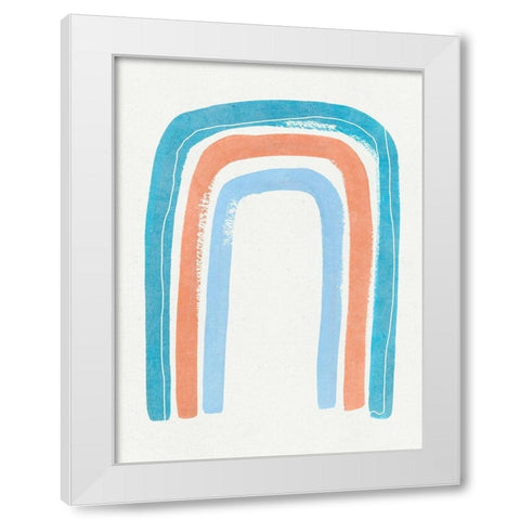 Stand Still I White Modern Wood Framed Art Print by Wang, Melissa