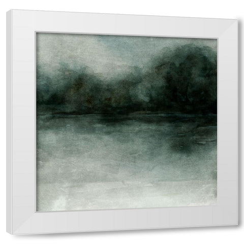 Smoky Landscape I White Modern Wood Framed Art Print by Caroline, Emma