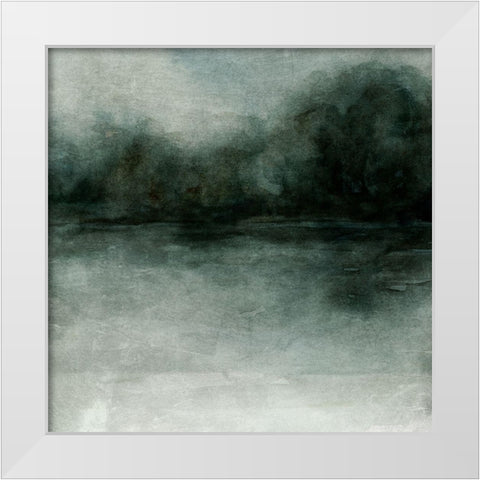 Smoky Landscape I White Modern Wood Framed Art Print by Caroline, Emma