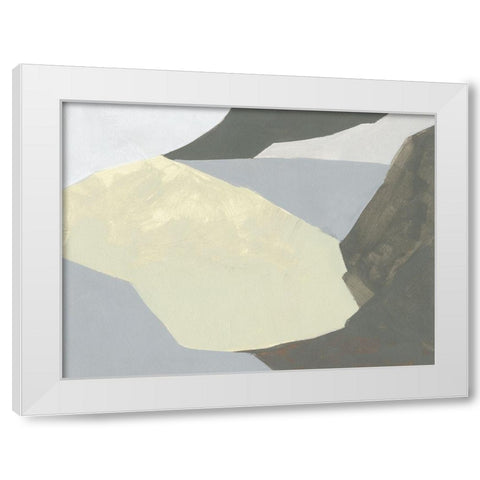Landscape Composition II White Modern Wood Framed Art Print by Green, Jacob