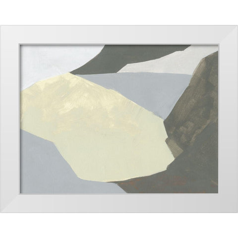 Landscape Composition II White Modern Wood Framed Art Print by Green, Jacob
