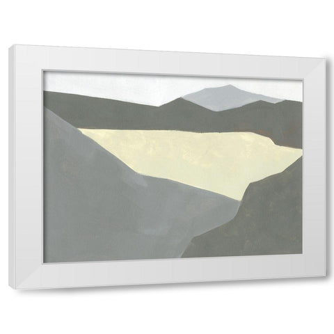 Landscape Composition IV White Modern Wood Framed Art Print by Green, Jacob