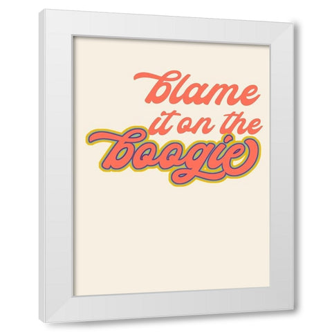 Oh Baby I White Modern Wood Framed Art Print by Hambly, Anna