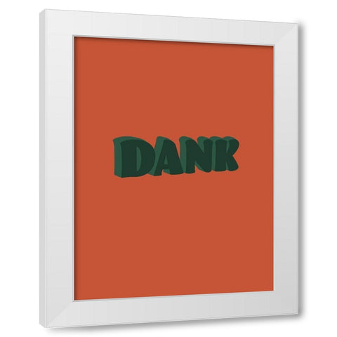 Slang VIII White Modern Wood Framed Art Print by Hambly, Anna