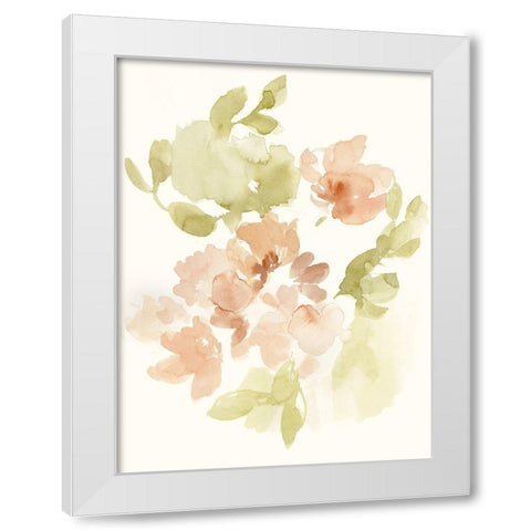 The Softest Petals II White Modern Wood Framed Art Print by Goldberger, Jennifer