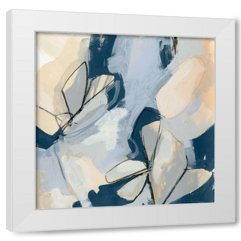 Blossom and Bliss III White Modern Wood Framed Art Print by Vess, June Erica