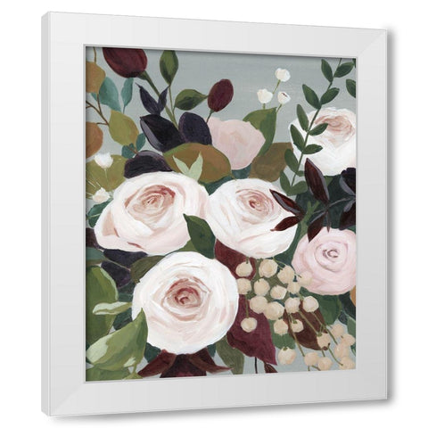 Bohemian Blooms I White Modern Wood Framed Art Print by Popp, Grace
