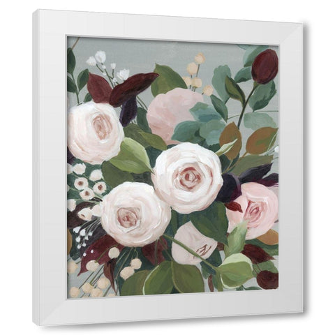 Bohemian Blooms II White Modern Wood Framed Art Print by Popp, Grace