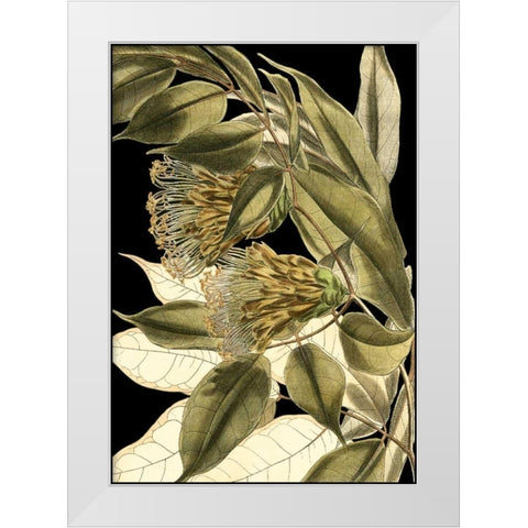 Tranquil Tropical Leaves VI White Modern Wood Framed Art Print by Vision Studio