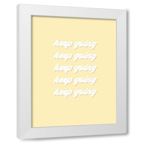 You Got It I White Modern Wood Framed Art Print by Hambly, Anna