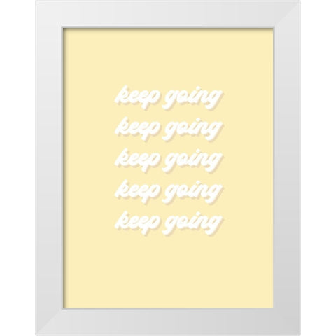 You Got It I White Modern Wood Framed Art Print by Hambly, Anna