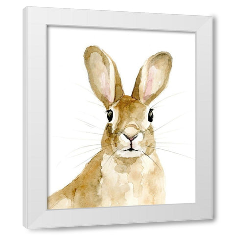 Bunn I White Modern Wood Framed Art Print by Barnes, Victoria