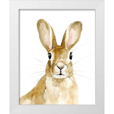 Bunn I White Modern Wood Framed Art Print by Barnes, Victoria