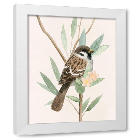 Tree Toppers II White Modern Wood Framed Art Print by Popp, Grace