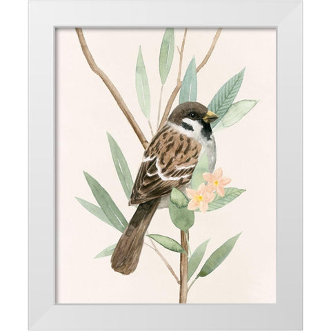 Tree Toppers II White Modern Wood Framed Art Print by Popp, Grace