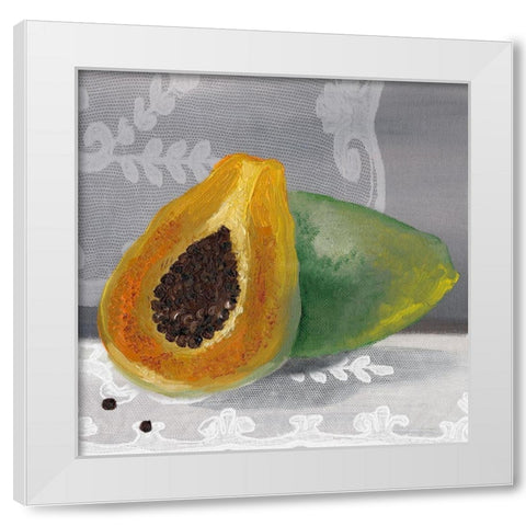 Lauras Harvest II White Modern Wood Framed Art Print by Ludwig, Alicia