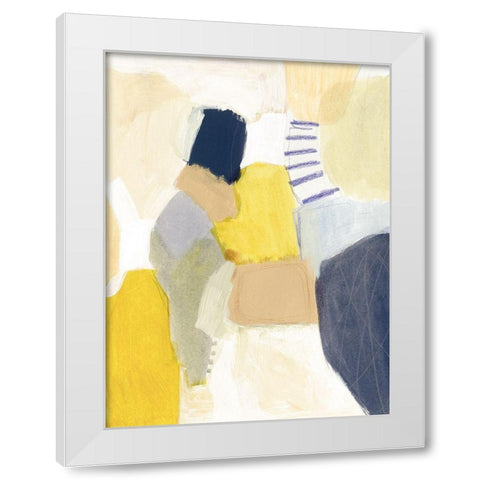 Trove I White Modern Wood Framed Art Print by Barnes, Victoria