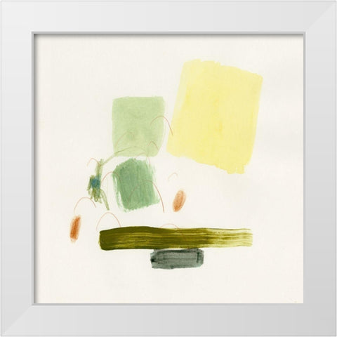 Carto I White Modern Wood Framed Art Print by Barnes, Victoria