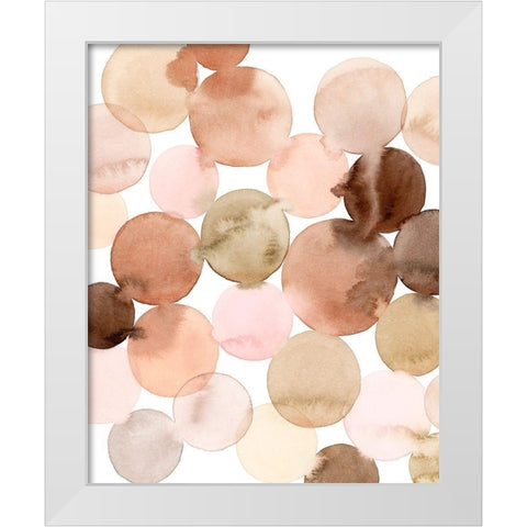 Speckled Clay II White Modern Wood Framed Art Print by Popp, Grace