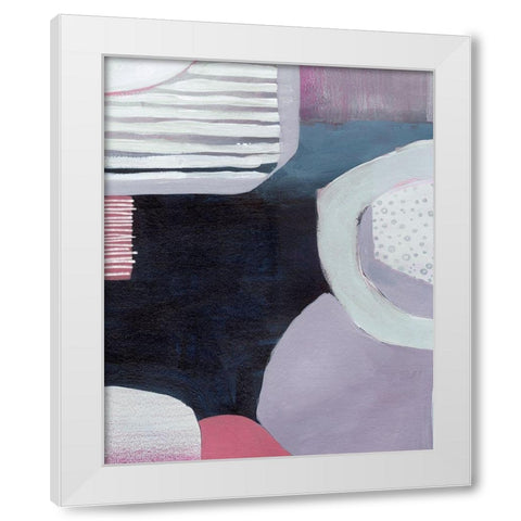 Gigabyte III White Modern Wood Framed Art Print by Popp, Grace