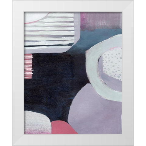 Gigabyte III White Modern Wood Framed Art Print by Popp, Grace