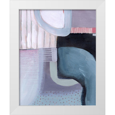 Gigabyte IV White Modern Wood Framed Art Print by Popp, Grace