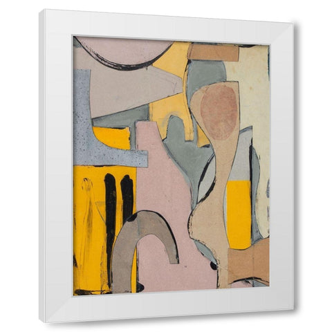 Flotsam White Modern Wood Framed Art Print by Delamater, Rob