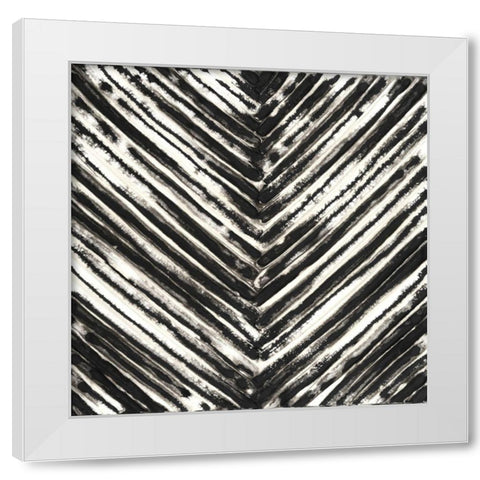 Slats I White Modern Wood Framed Art Print by Guthrie, Jenna
