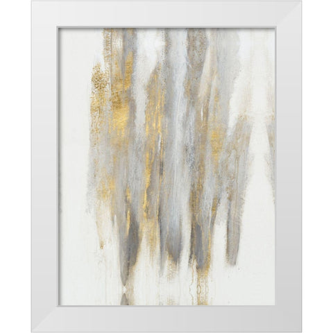 Free-Flowing II White Modern Wood Framed Art Print by OToole, Tim