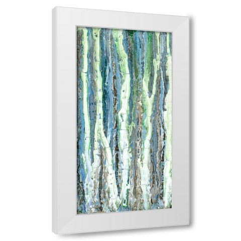 Melt II White Modern Wood Framed Art Print by Ludwig, Alicia