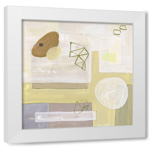 Exit Space III White Modern Wood Framed Art Print by Wang, Melissa