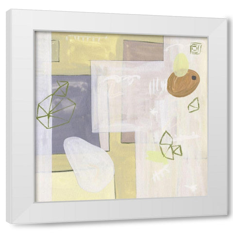 Exit Space IV White Modern Wood Framed Art Print by Wang, Melissa