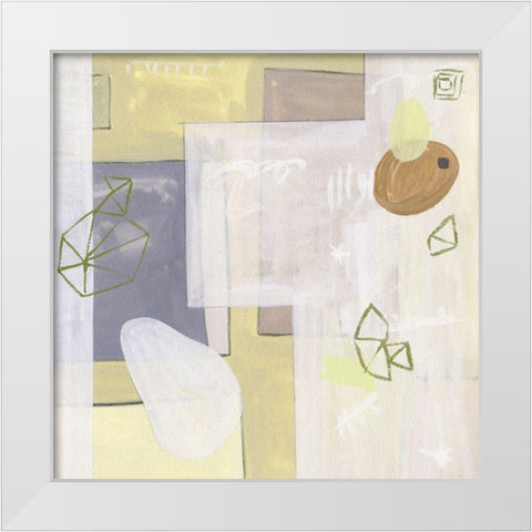 Exit Space IV White Modern Wood Framed Art Print by Wang, Melissa