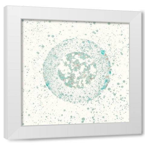 Mica Aperture I White Modern Wood Framed Art Print by Lam, Vanna