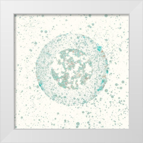 Mica Aperture I White Modern Wood Framed Art Print by Lam, Vanna