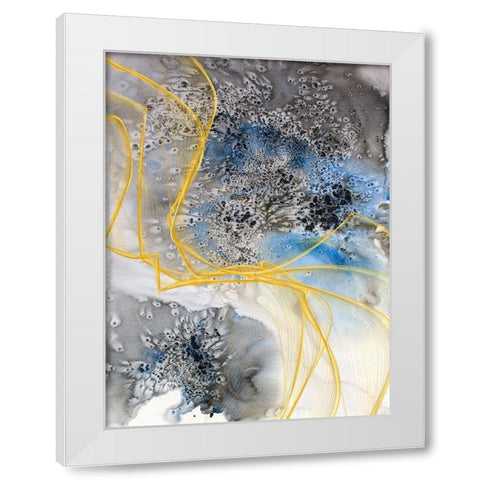 Coastal Watercolor Abstract I White Modern Wood Framed Art Print by Orlov, Irena
