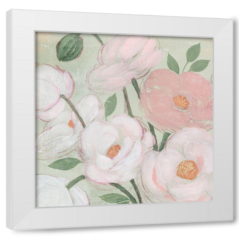 Flora Sketch I White Modern Wood Framed Art Print by Popp, Grace