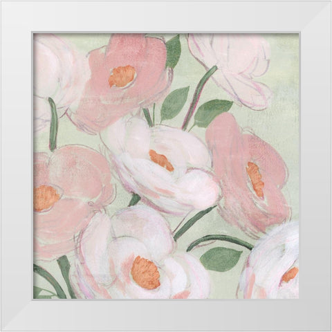 Flora Sketch II White Modern Wood Framed Art Print by Popp, Grace