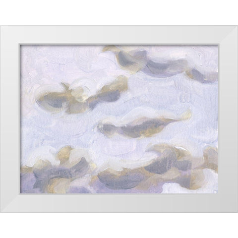 Violet Sky I White Modern Wood Framed Art Print by Wang, Melissa