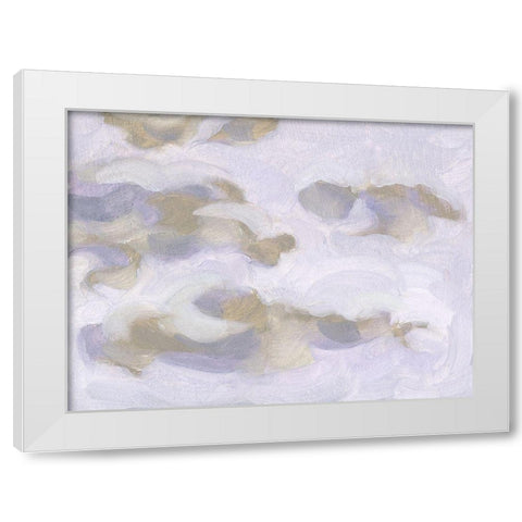 Violet Sky II White Modern Wood Framed Art Print by Wang, Melissa