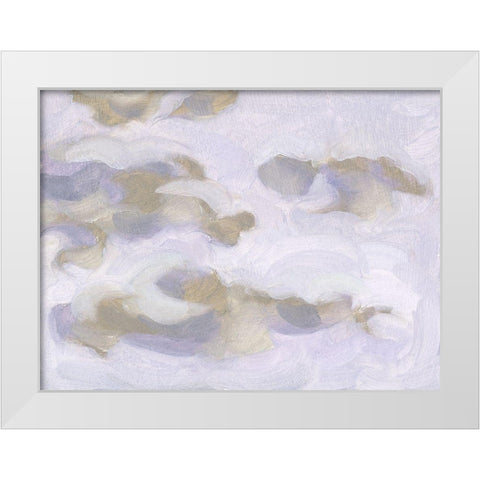 Violet Sky II White Modern Wood Framed Art Print by Wang, Melissa