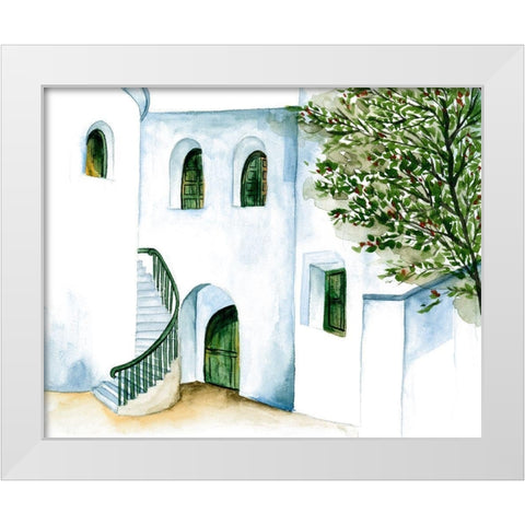 Sunny Afternoon II White Modern Wood Framed Art Print by Wang, Melissa