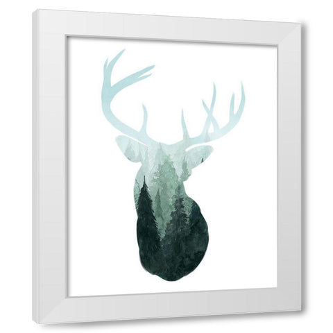 Forest Majesty II White Modern Wood Framed Art Print by Popp, Grace