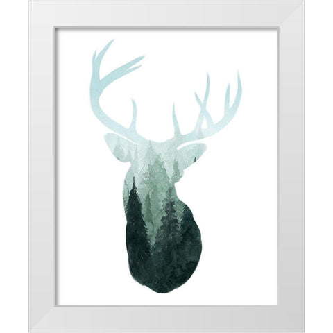 Forest Majesty II White Modern Wood Framed Art Print by Popp, Grace