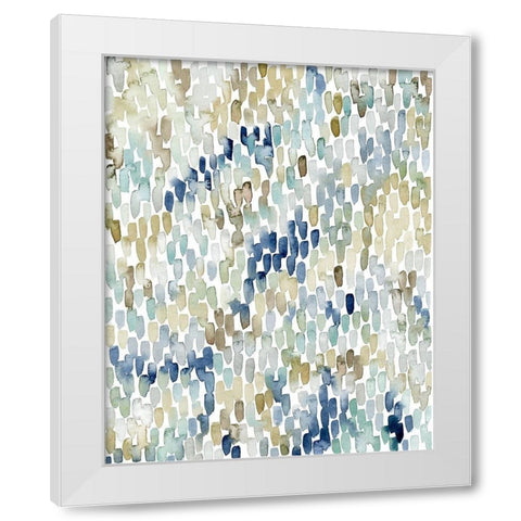 River Wavelets I White Modern Wood Framed Art Print by Popp, Grace