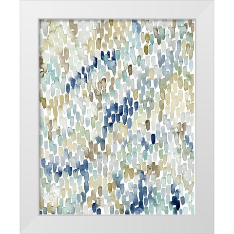 River Wavelets I White Modern Wood Framed Art Print by Popp, Grace